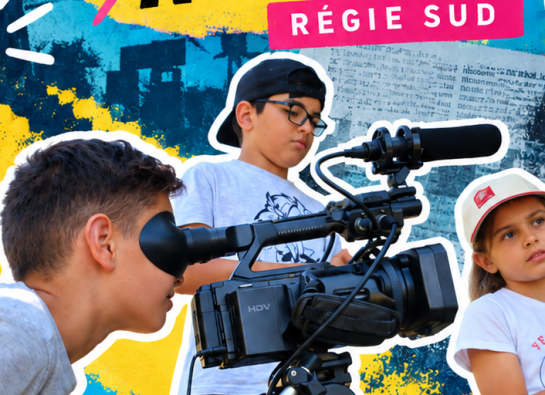 montage de plusieurs images sur l'univers de la vidéo et du son