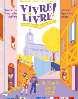 Affiche festival Vivre Livre 2025